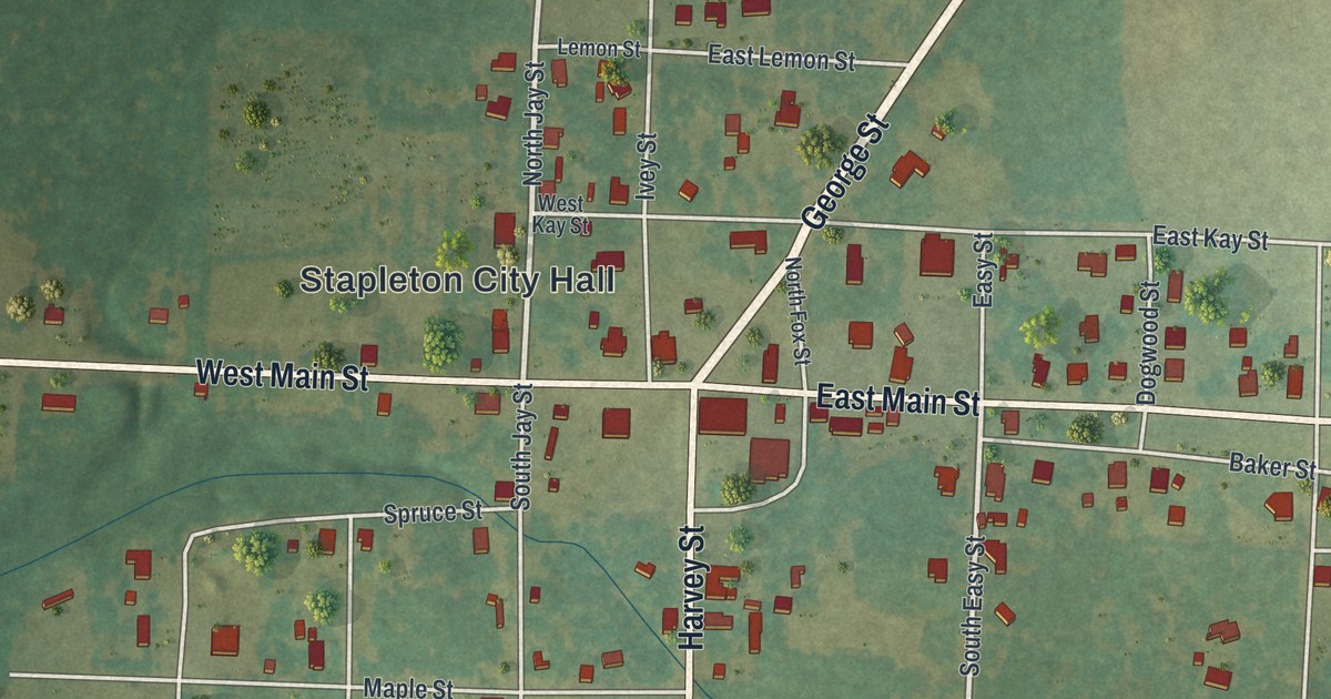 Map of Stapleton, Georgia