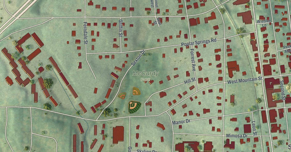 Map of Stone Mountain, Georgia