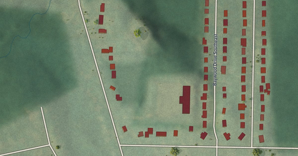 Map of Swallow Circle-Baywood, Georgia