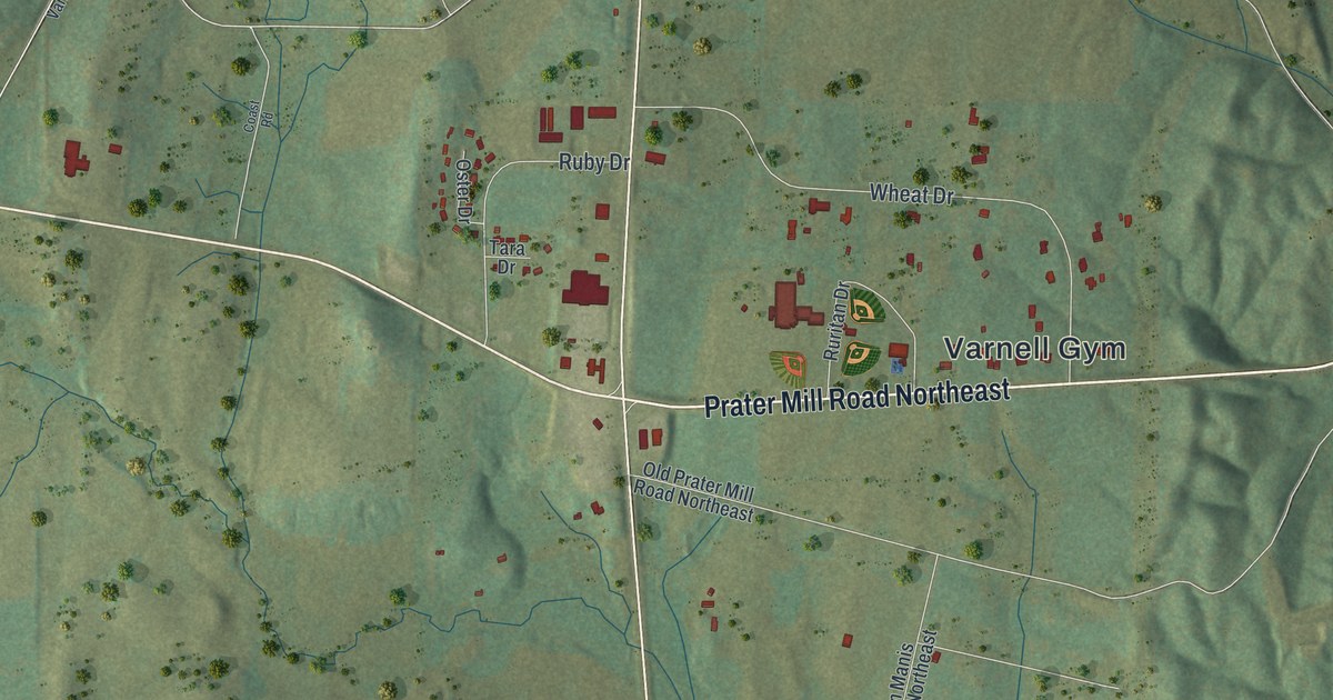 Map of Varnell, Georgia