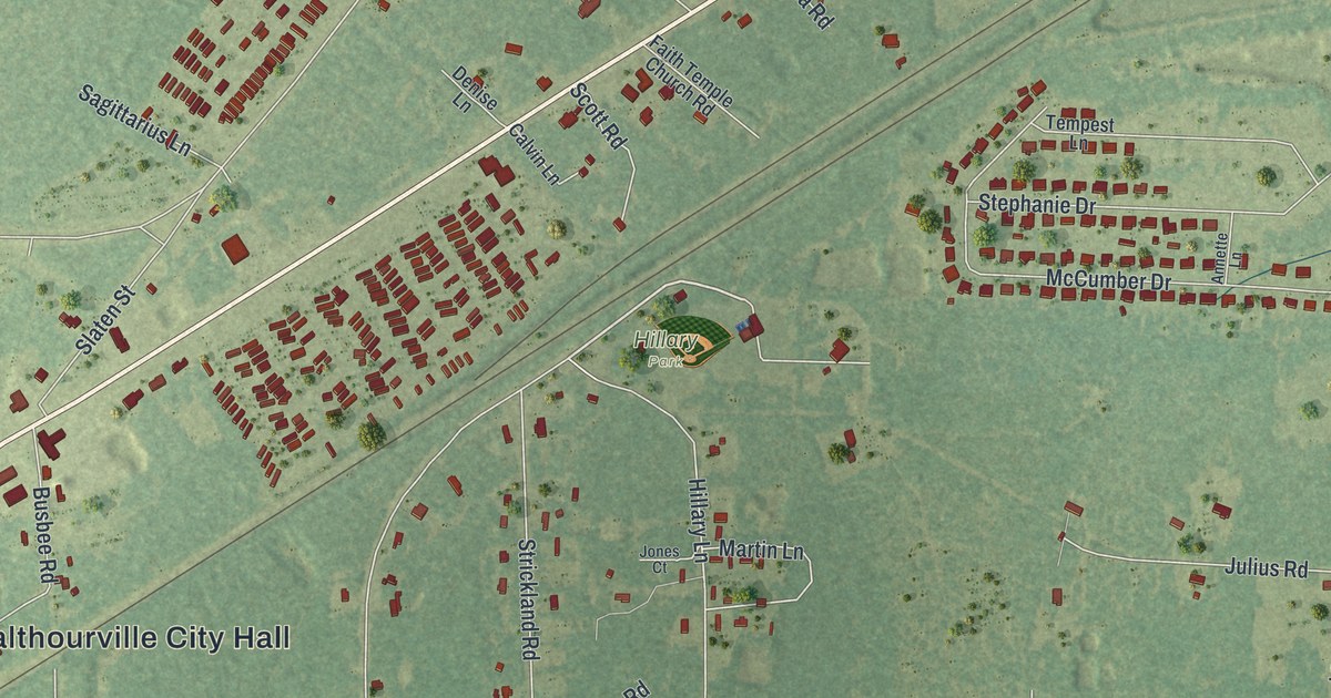 Map of Walthourville, Georgia