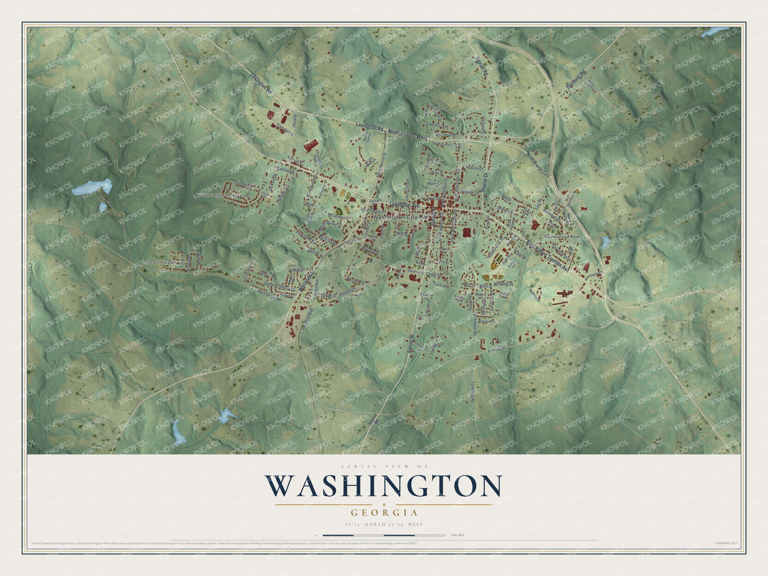 Watermarked full-map preview of Washington, Georgia