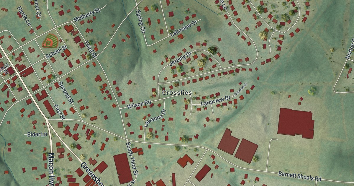 Map of Watkinsville, Georgia