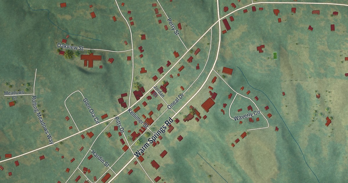 Map of Waverly Hall, Georgia