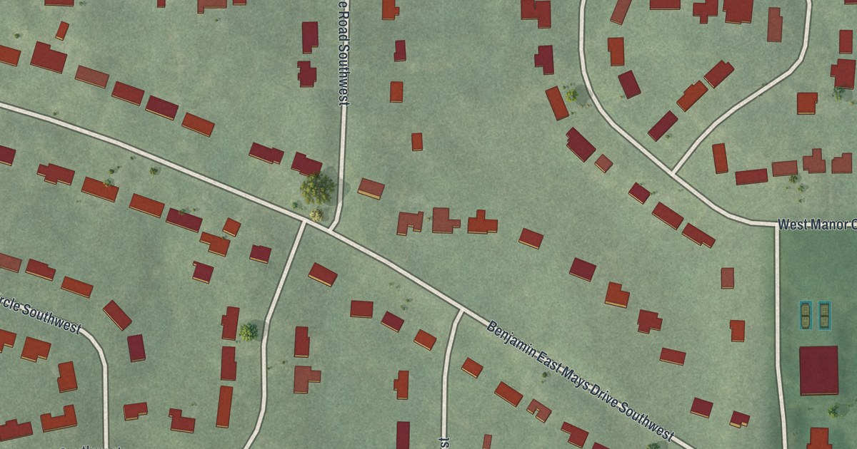 Map of West Manor, Georgia