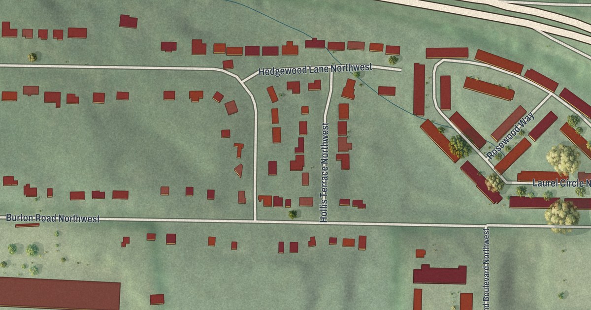 Map of Westhaven, Georgia