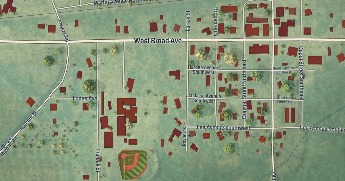 Map of Whigham, Georgia