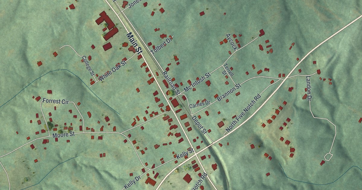 Map of Whitesburg, Georgia