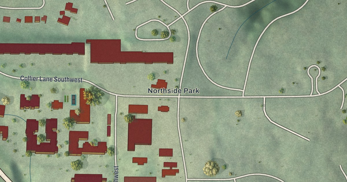 Map of Wildwood (NPU-C), Georgia