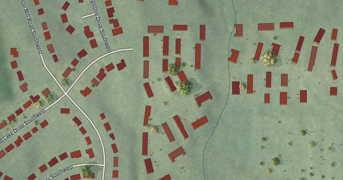 Map of Wildwood (NPU-H), Georgia