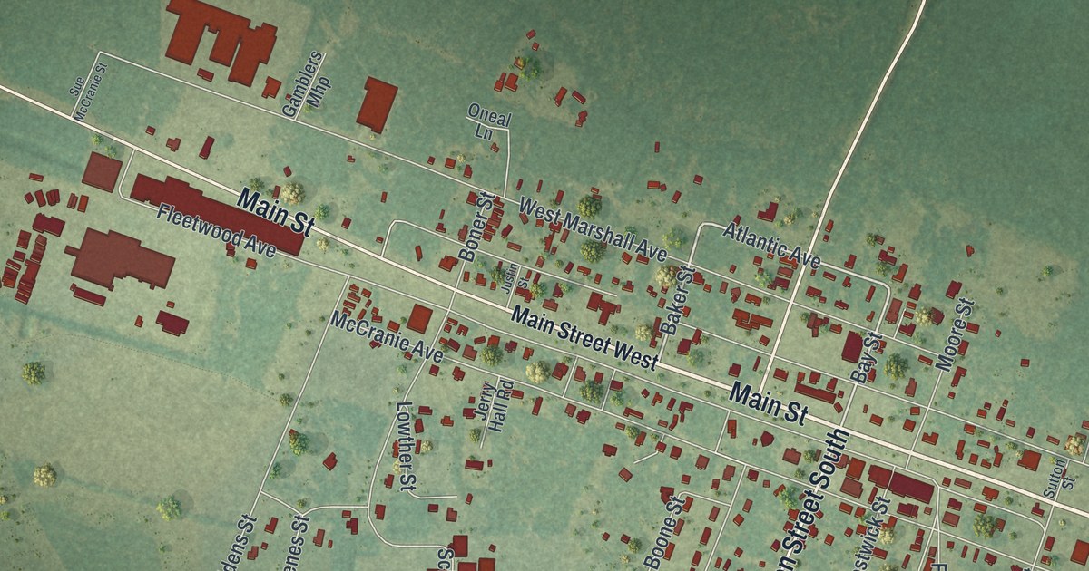Map of Willacoochee, Georgia
