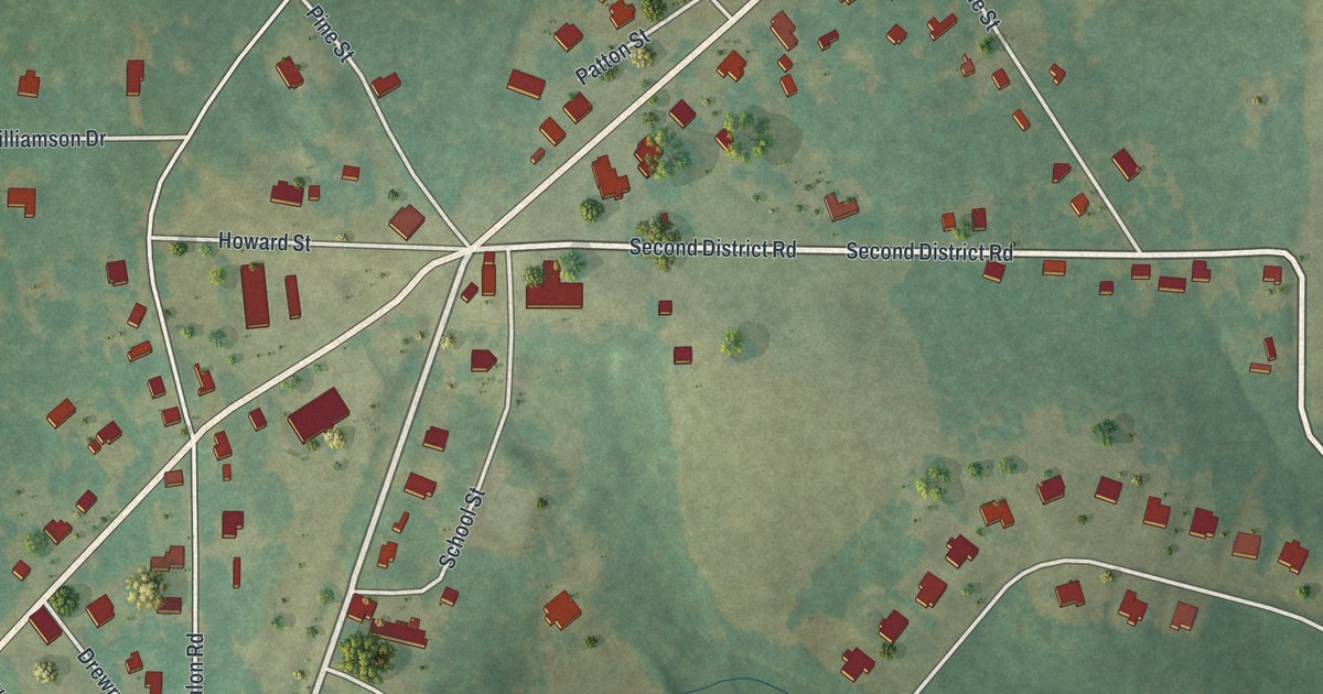 Map of Williamson, Georgia