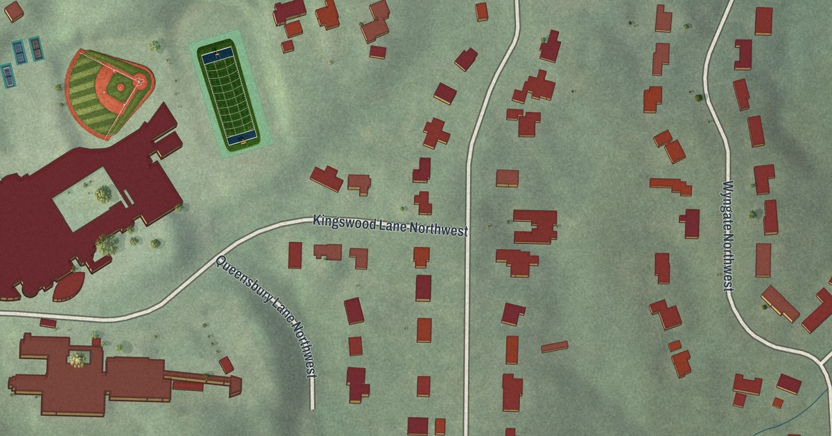 Map of Wyngate, Georgia
