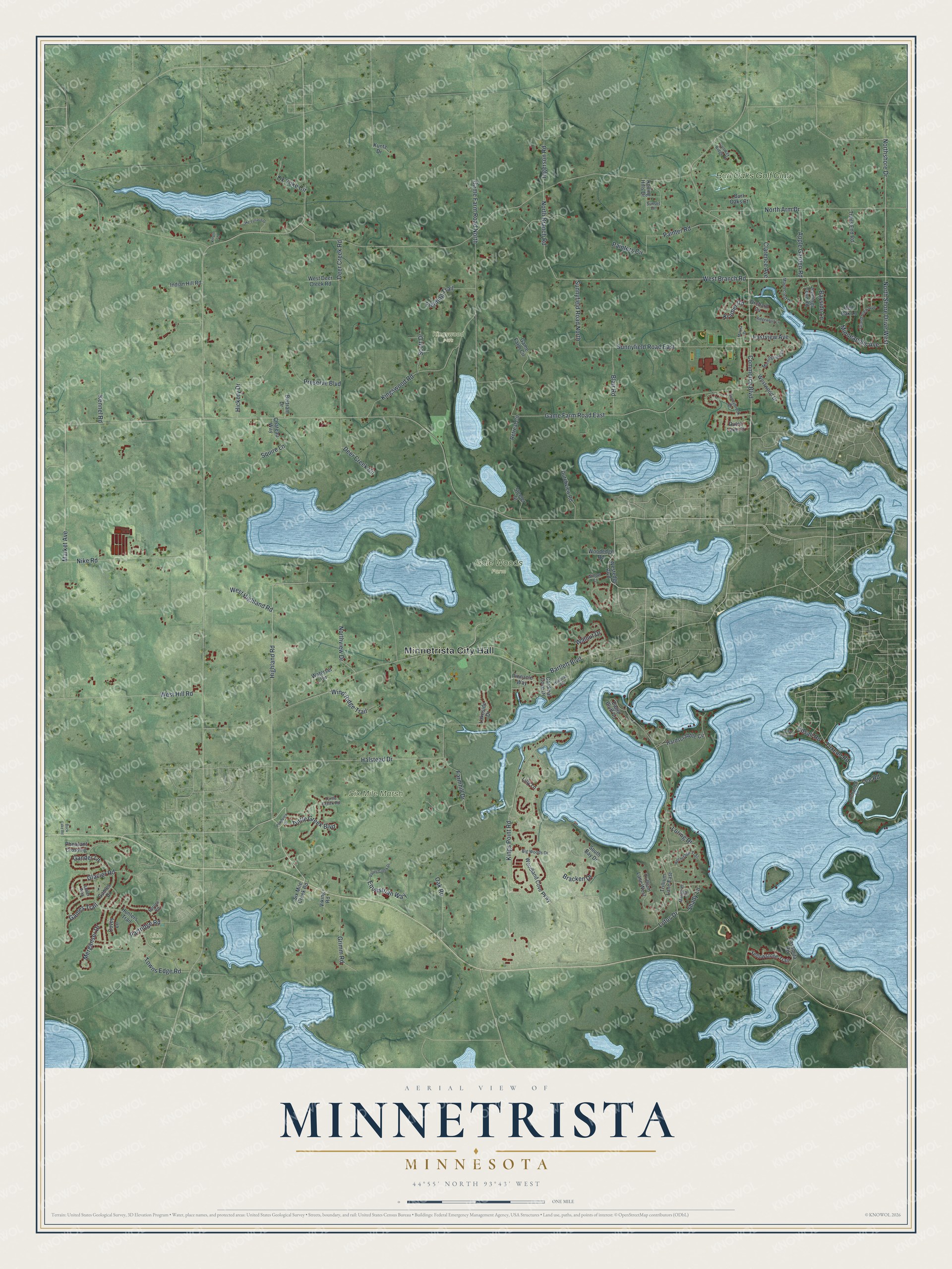 Watermarked full-map preview of Minnetrista, Minnesota