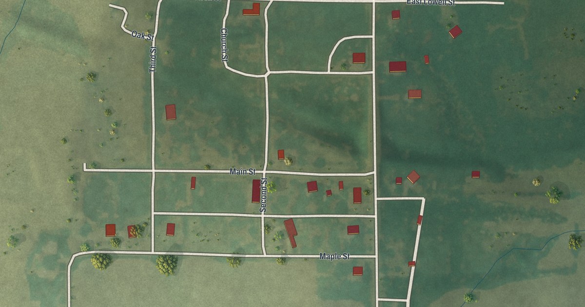 Map of Amity, Missouri in 2026