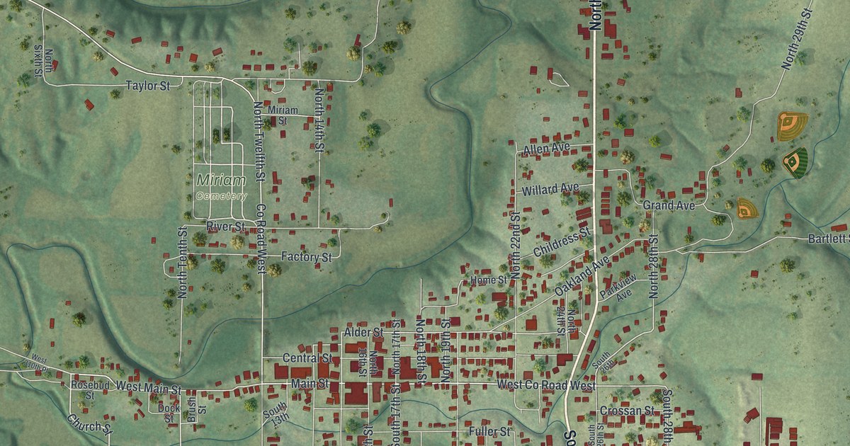 Map of Bethany, Missouri in 2026