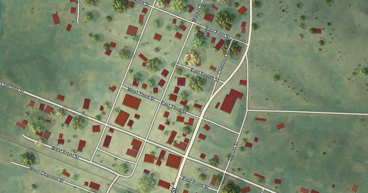 Map of Callao, Missouri in 2026