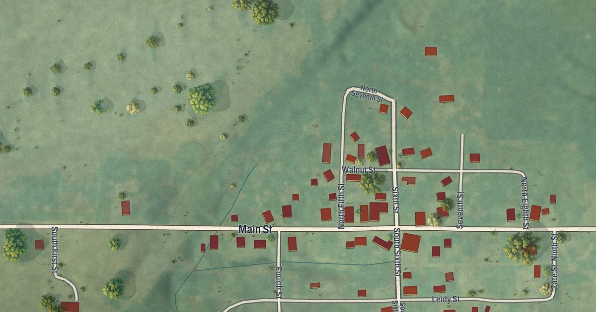 Map of Cosby, Missouri in 2026