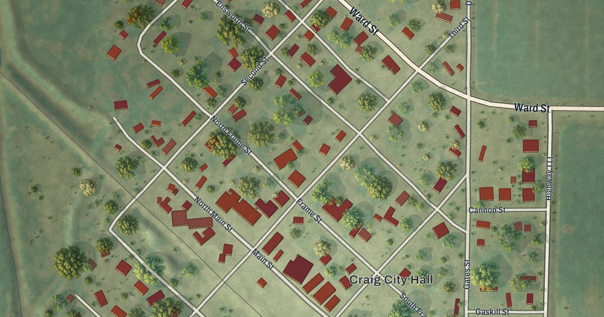 Map of Craig, Missouri in 2026