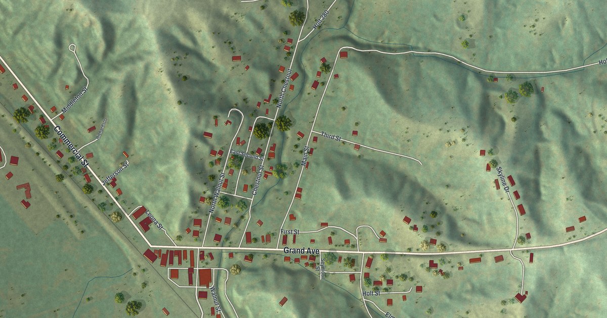 Map of Forest City, Missouri in 2026