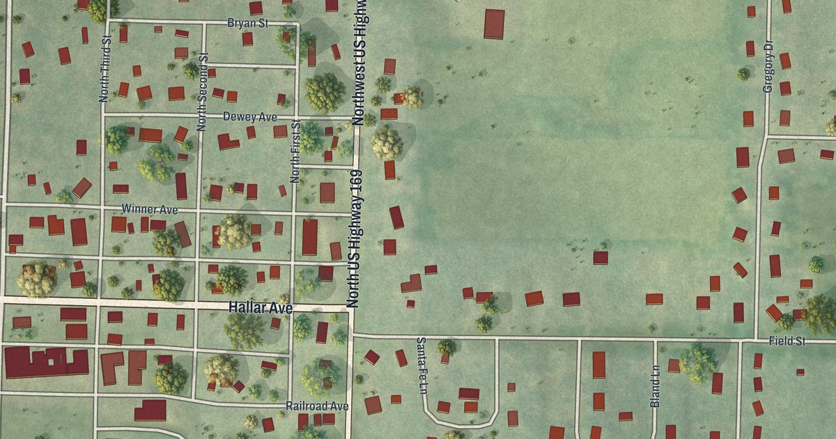 Map of Gower, Missouri in 2026