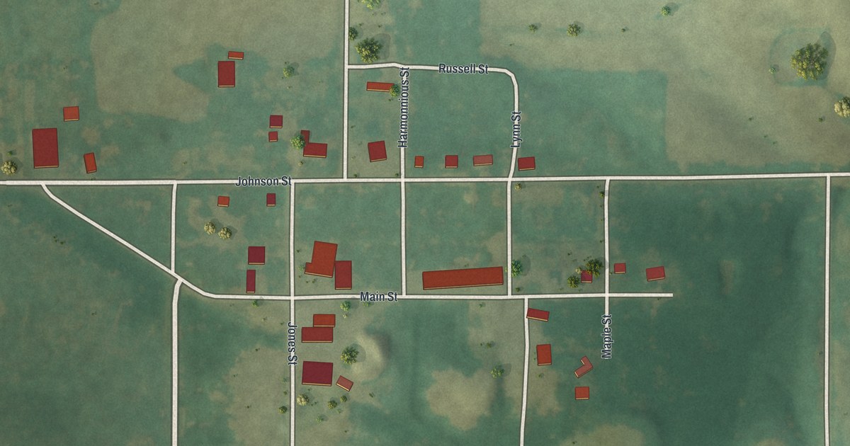 Map of Granger, Missouri in 2026