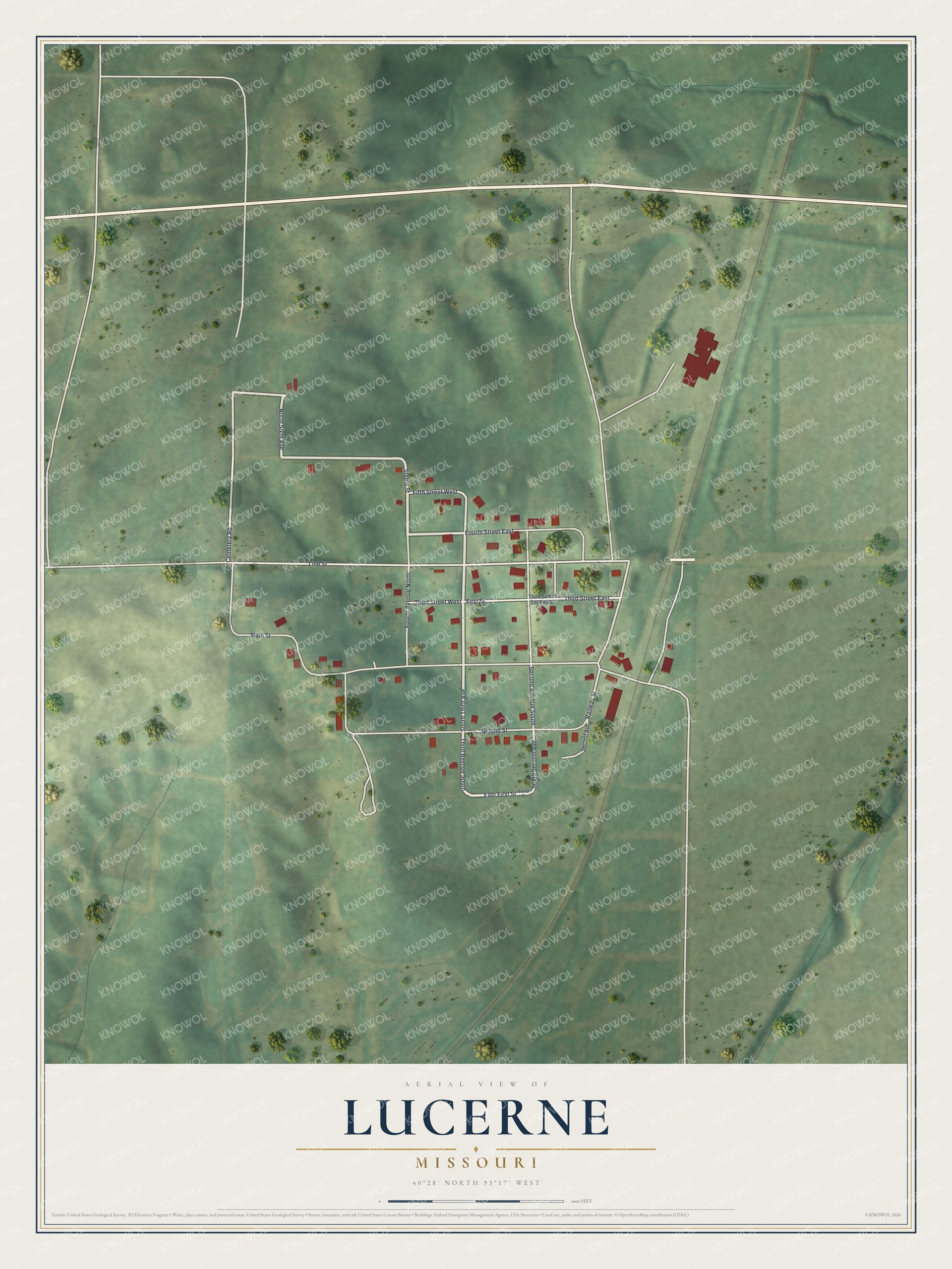 Watermarked full-map preview of Lucerne, Missouri
