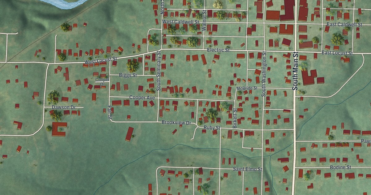 Map of Paris, Missouri in 2026