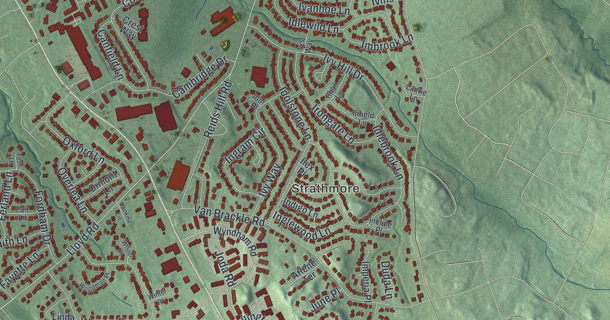 Map of Aberdeen, New Jersey