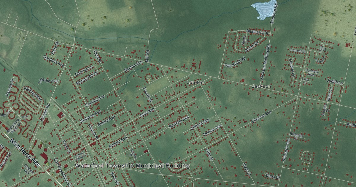 Map of Atco, New Jersey