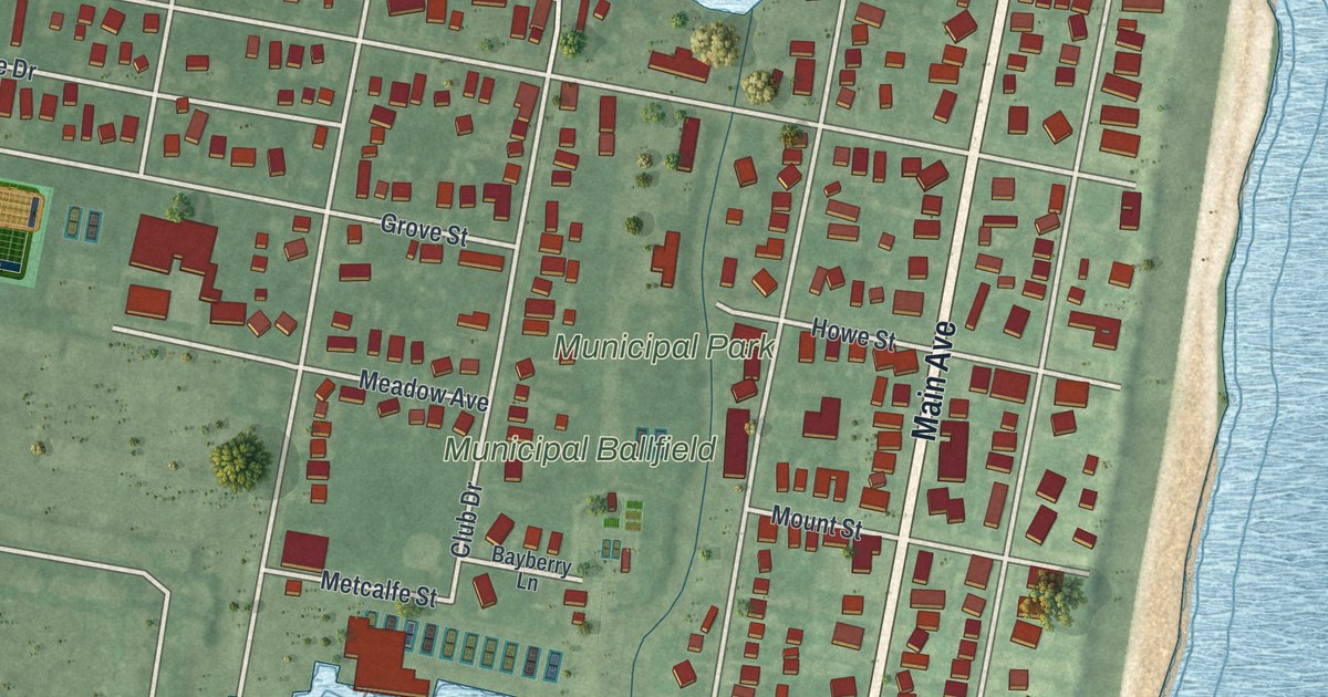 Map of Bay Head, New Jersey