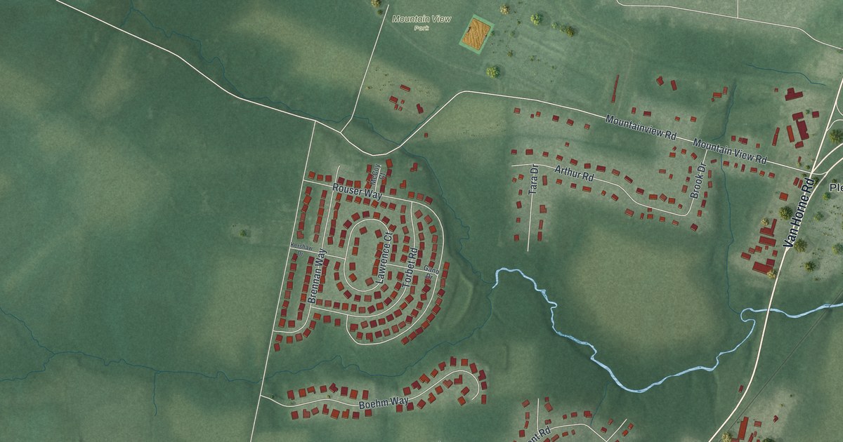 Map of Belle Mead, New Jersey