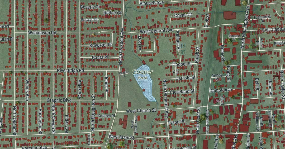 Map of Bergenfield, New Jersey