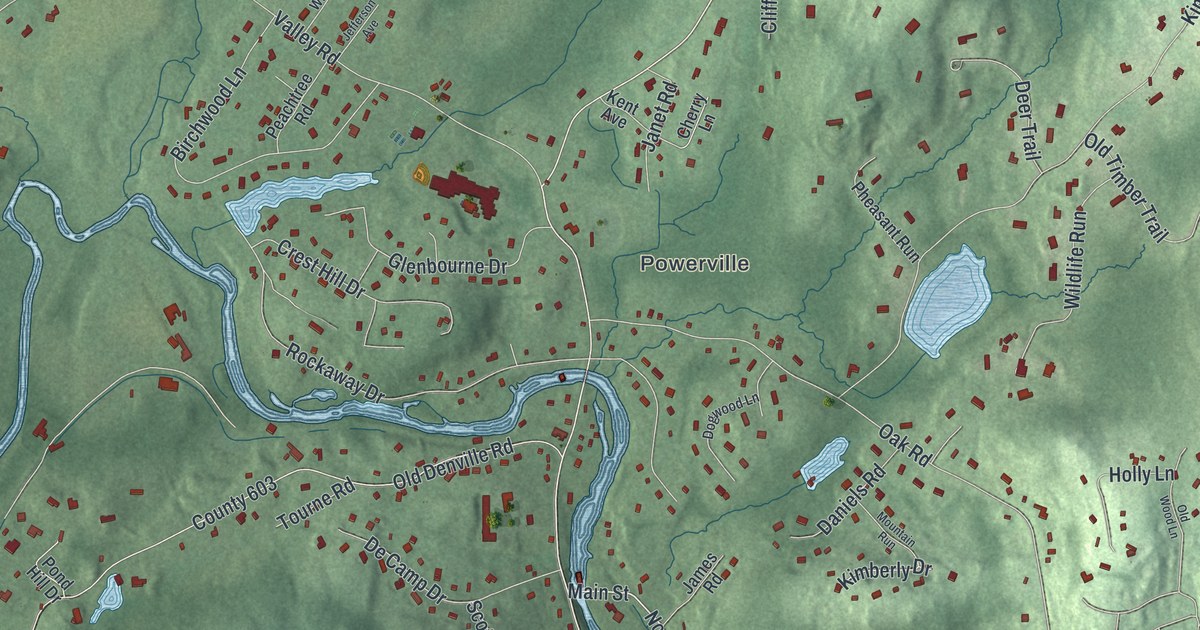 Map of Boonton, Morris County, New Jersey