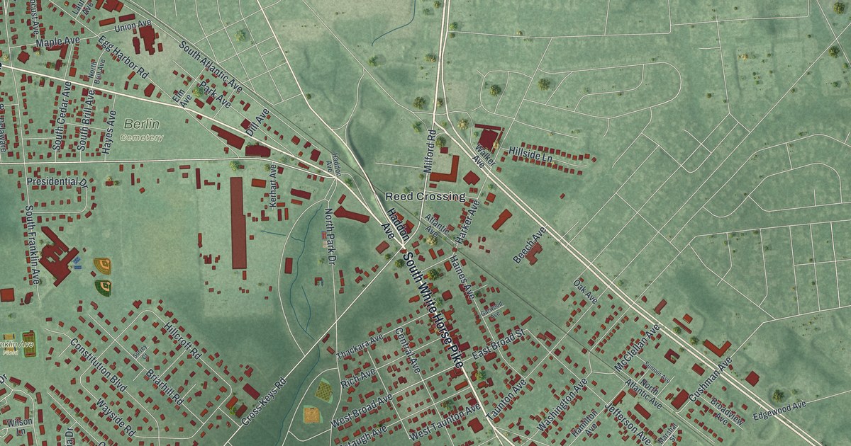 Map of the Borough of Berlin, Camden County, New Jersey