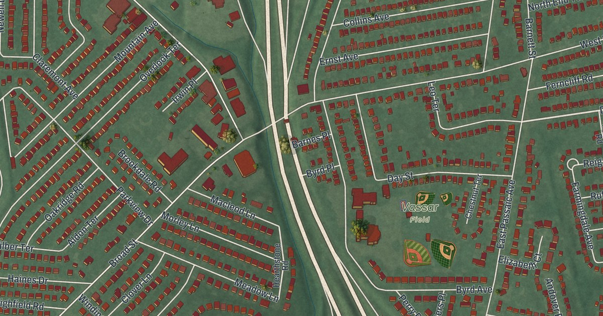 Map of Brookdale, New Jersey