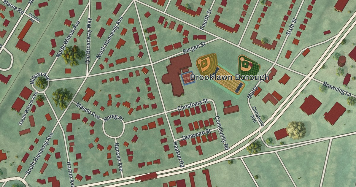 Map of Brooklawn, New Jersey