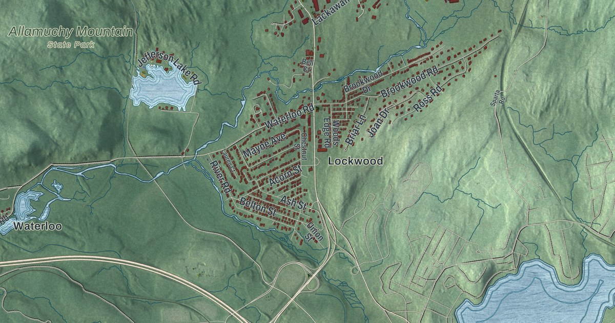 Map of Byram, New Jersey