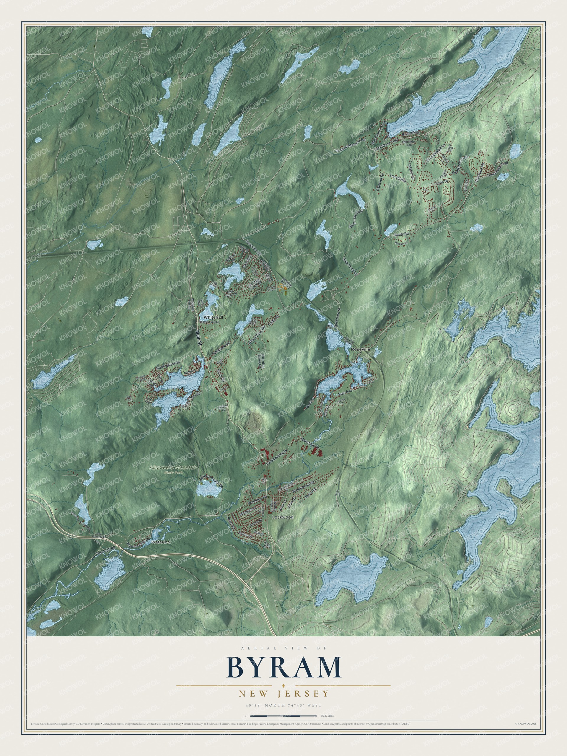Watermarked full-map preview of Byram, New Jersey