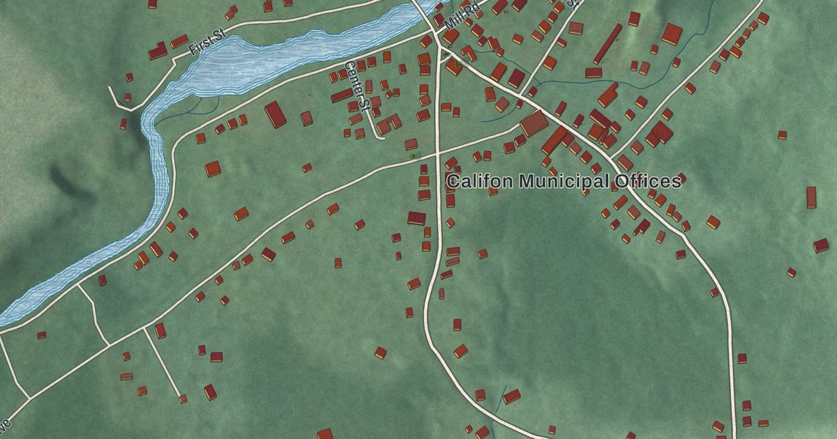 Map of Califon, New Jersey