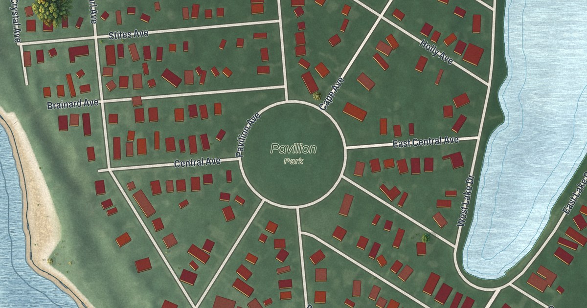 Map of Cape May Point, New Jersey