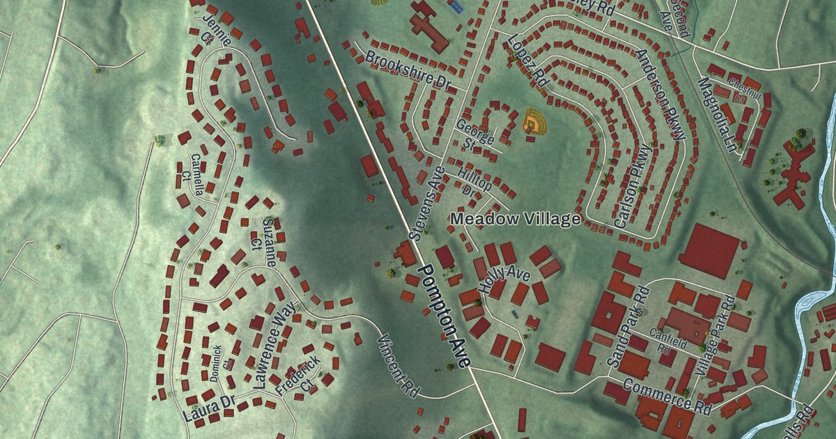 Map of Cedar Grove, New Jersey