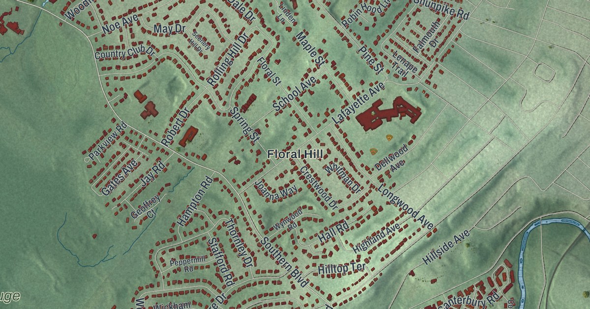 Map of Chatham, Morris County, New Jersey