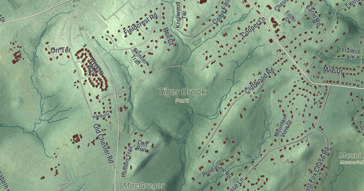 Map of Chester, Morris County, New Jersey