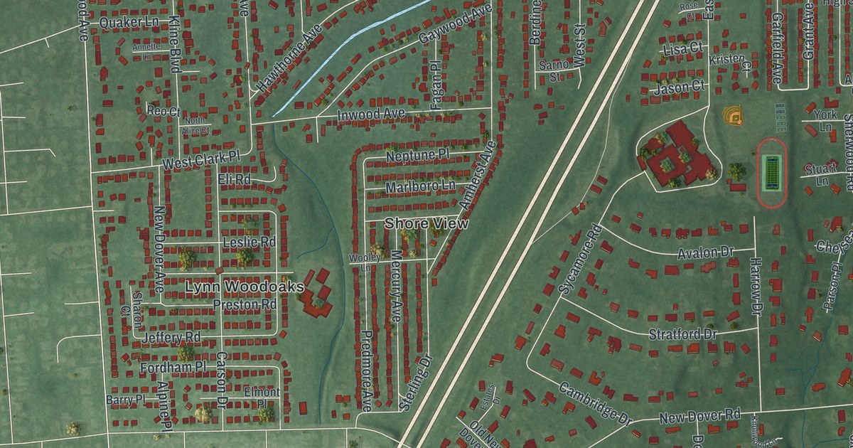 Map of Colonia, New Jersey