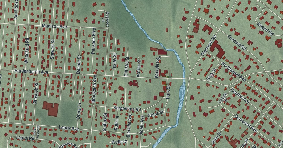 Map of Demarest, New Jersey