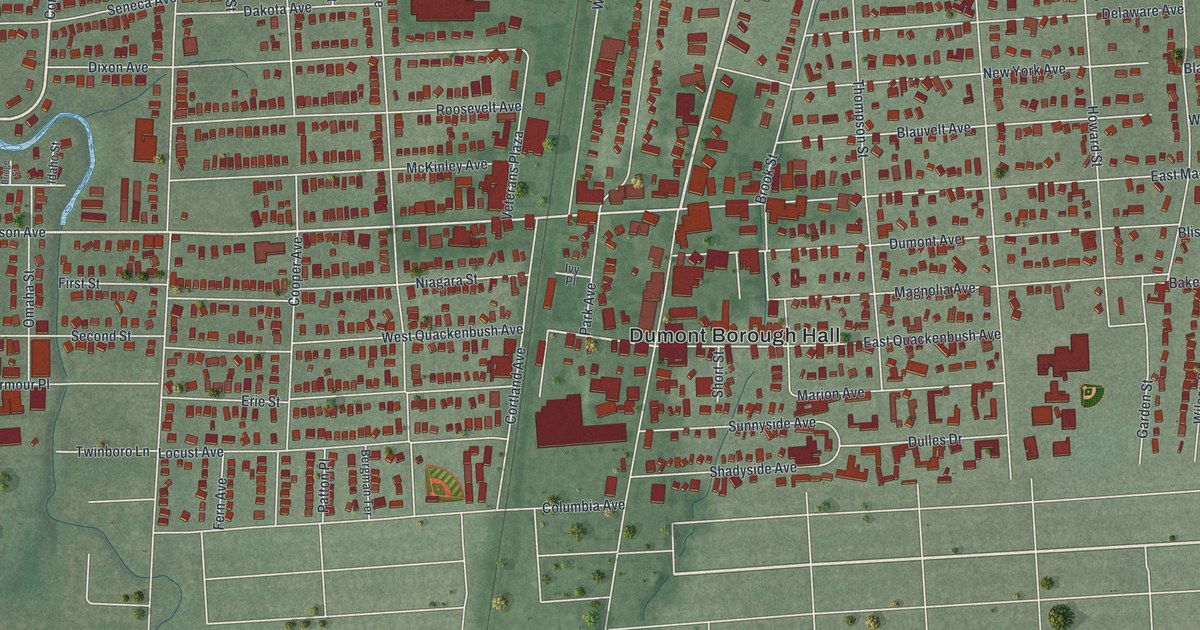 Map of Dumont, New Jersey