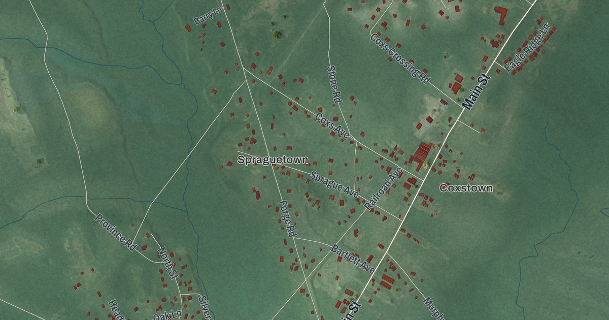 Map of Eagleswood, New Jersey