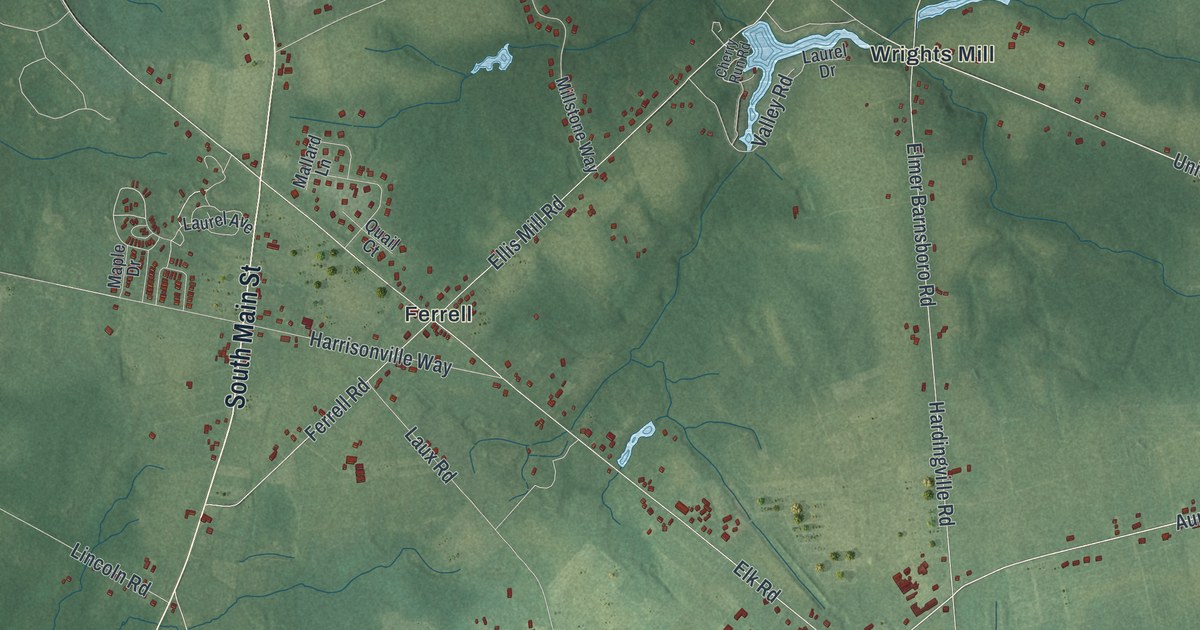 Map of Elk, New Jersey