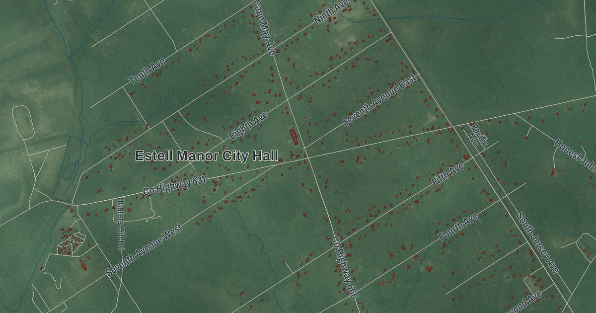 Map of Estell Manor, New Jersey